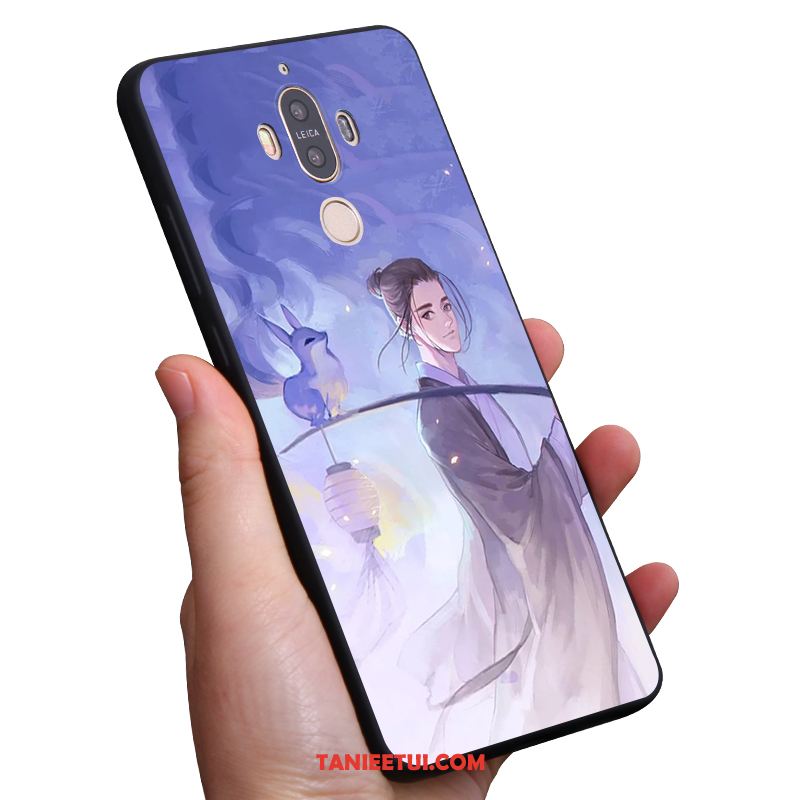 Etui Huawei Mate 9 Telefon Komórkowy Czarny Anti-fall, Pokrowce Huawei Mate 9 Szary Wiatr Miękki