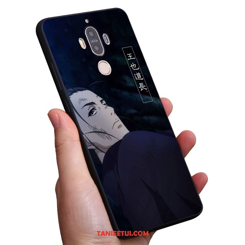 Etui Huawei Mate 9 Telefon Komórkowy Czarny Anti-fall, Pokrowce Huawei Mate 9 Szary Wiatr Miękki