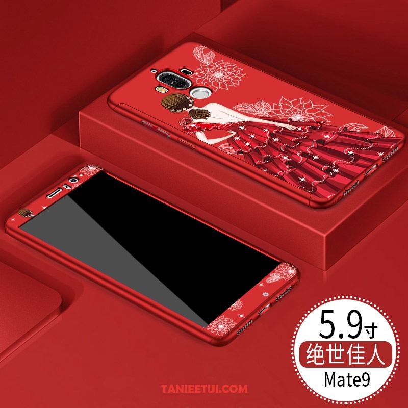 Etui Huawei Mate 9 Wisząca Szyja Czerwony Netto Tendencja, Futerał Huawei Mate 9 Telefon Komórkowy Ochraniacz Wiszące Ozdoby