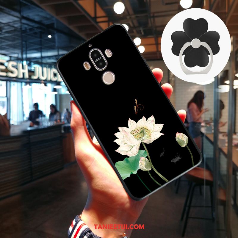 Etui Huawei Mate 9 Wiszące Ozdoby Telefon Komórkowy Miękki, Futerał Huawei Mate 9 Różowe Anti-fall Silikonowe