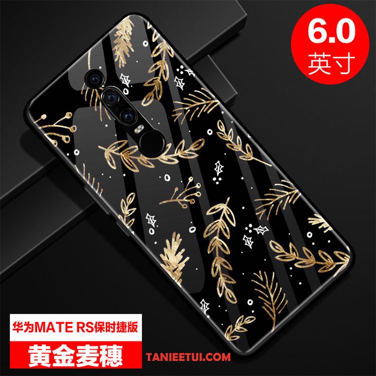 Etui Huawei Mate Rs Anti-fall Moda Lustro, Obudowa Huawei Mate Rs Szkło Ochraniacz Purpurowy