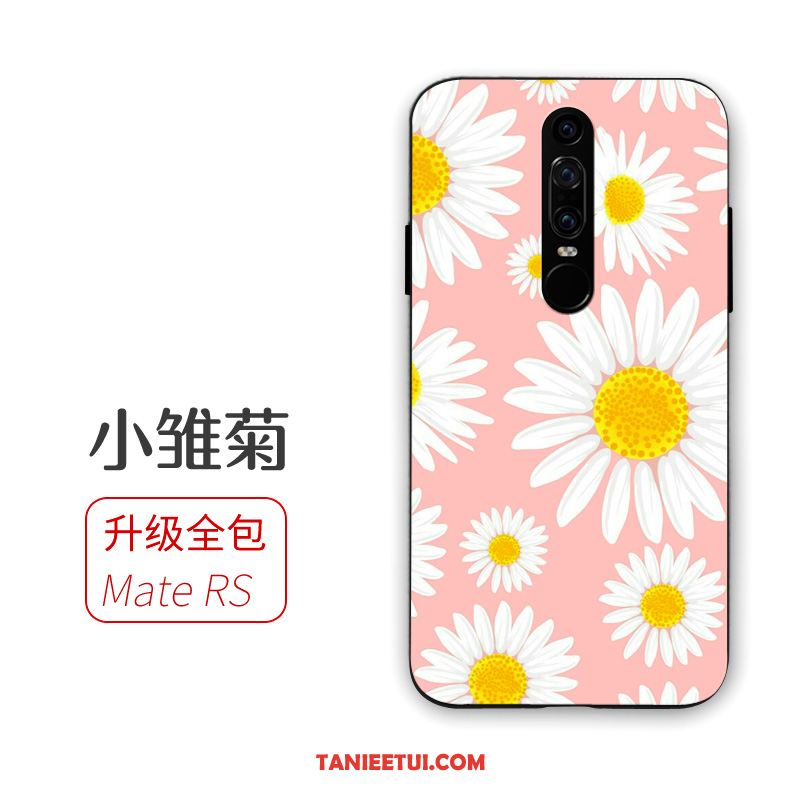 Etui Huawei Mate Rs Czarny Silikonowe Miękki, Pokrowce Huawei Mate Rs Anti-fall Ring Telefon Komórkowy