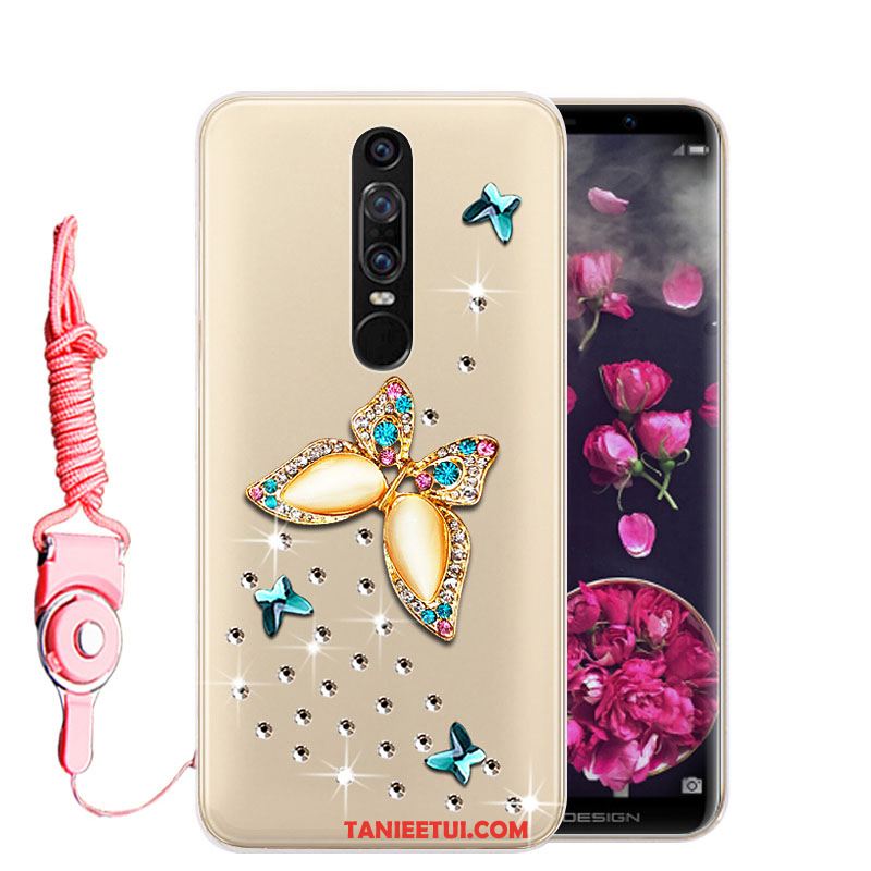 Etui Huawei Mate Rs Telefon Komórkowy Anti-fall Rhinestone, Obudowa Huawei Mate Rs Zielony Miękki Silikonowe