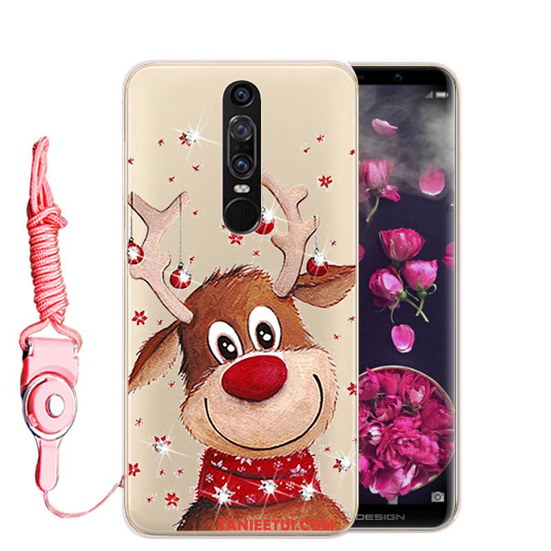 Etui Huawei Mate Rs Telefon Komórkowy Anti-fall Rhinestone, Obudowa Huawei Mate Rs Zielony Miękki Silikonowe