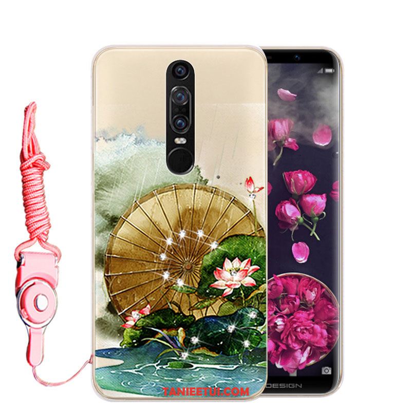 Etui Huawei Mate Rs Telefon Komórkowy Anti-fall Rhinestone, Obudowa Huawei Mate Rs Zielony Miękki Silikonowe