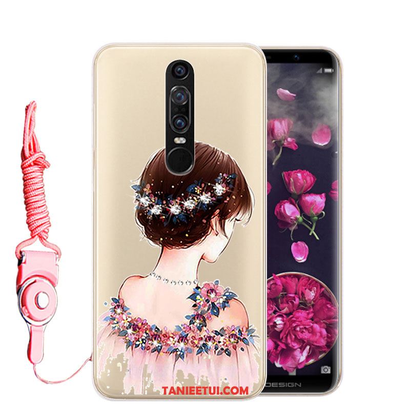 Etui Huawei Mate Rs Telefon Komórkowy Anti-fall Rhinestone, Obudowa Huawei Mate Rs Zielony Miękki Silikonowe