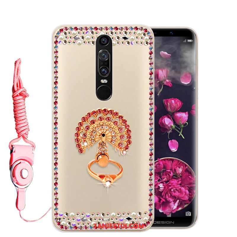 Etui Huawei Mate Rs Telefon Komórkowy Anti-fall Rhinestone, Obudowa Huawei Mate Rs Zielony Miękki Silikonowe