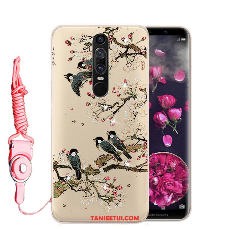 Etui Huawei Mate Rs Telefon Komórkowy Anti-fall Rhinestone, Obudowa Huawei Mate Rs Zielony Miękki Silikonowe