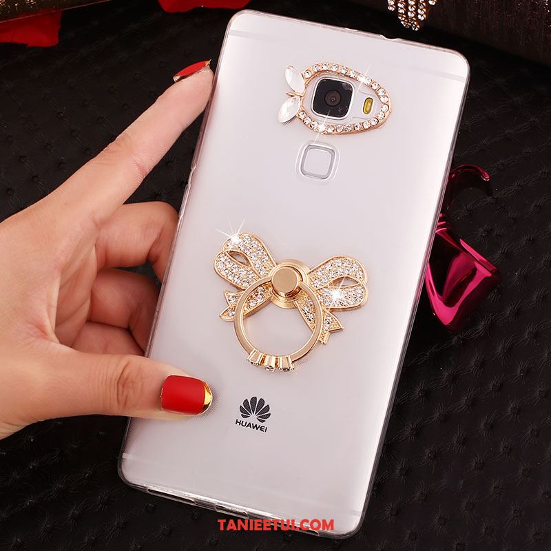 Etui Huawei Mate S Rhinestone Ring Telefon Komórkowy, Futerał Huawei Mate S Przezroczysty