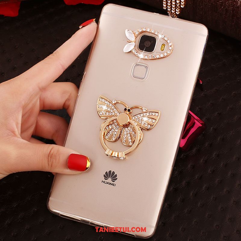 Etui Huawei Mate S Rhinestone Ring Telefon Komórkowy, Futerał Huawei Mate S Przezroczysty