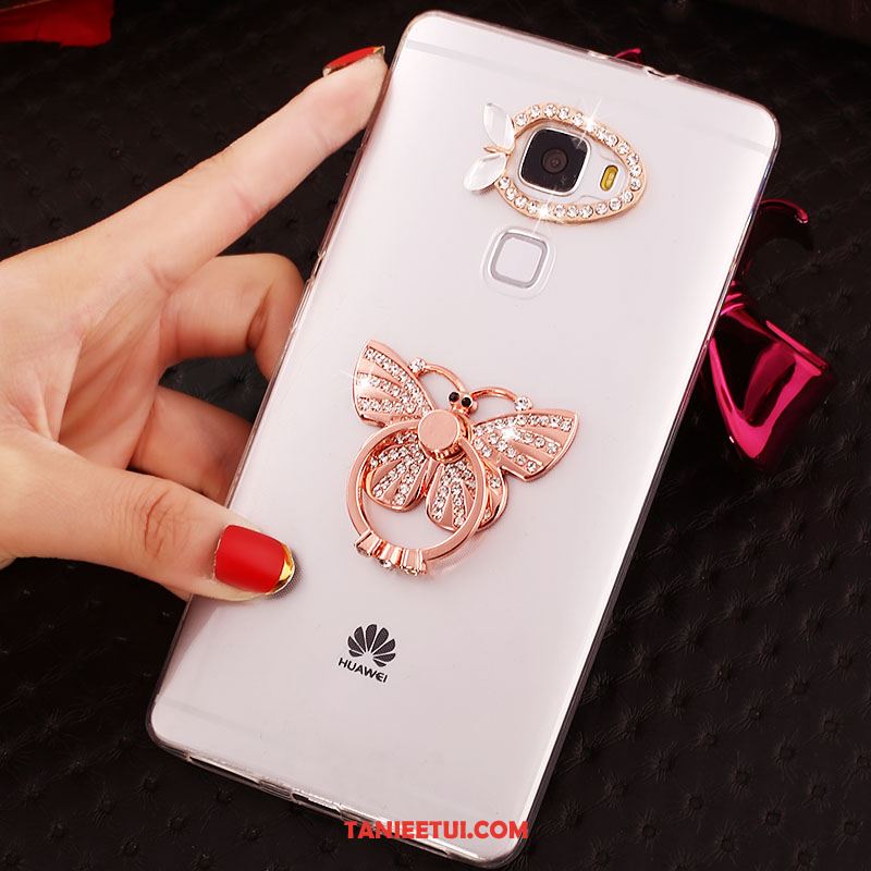 Etui Huawei Mate S Rhinestone Ring Telefon Komórkowy, Futerał Huawei Mate S Przezroczysty