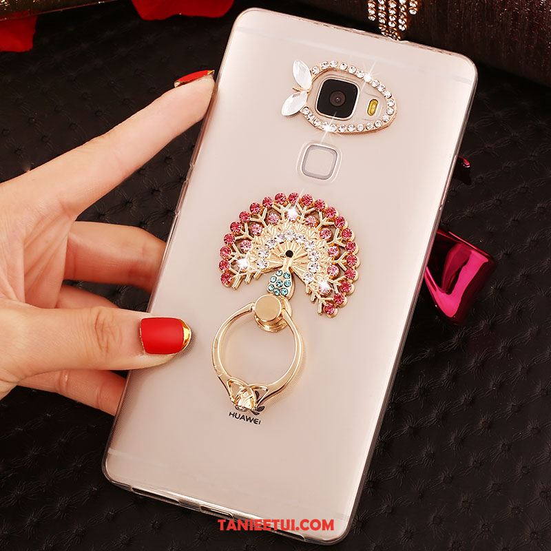 Etui Huawei Mate S Rhinestone Ring Telefon Komórkowy, Futerał Huawei Mate S Przezroczysty