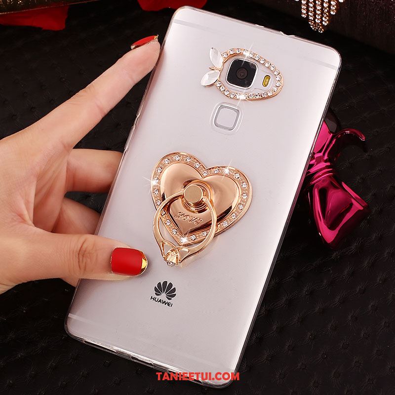 Etui Huawei Mate S Rhinestone Ring Telefon Komórkowy, Futerał Huawei Mate S Przezroczysty