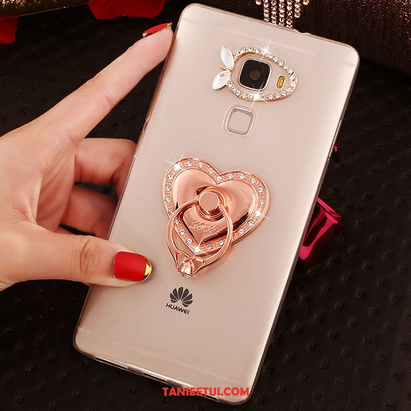 Etui Huawei Mate S Rhinestone Ring Telefon Komórkowy, Futerał Huawei Mate S Przezroczysty