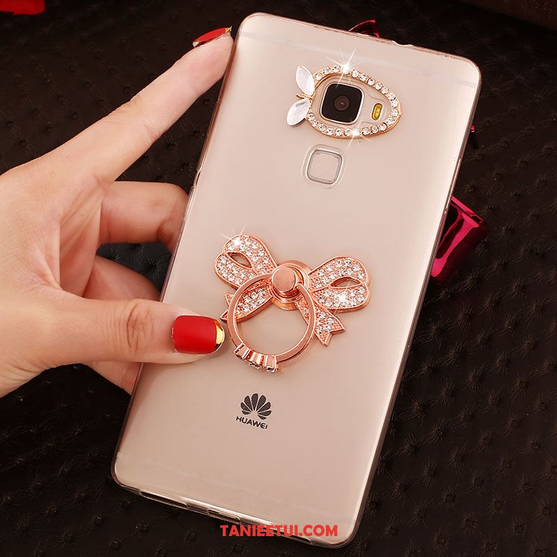 Etui Huawei Mate S Rhinestone Ring Telefon Komórkowy, Futerał Huawei Mate S Przezroczysty