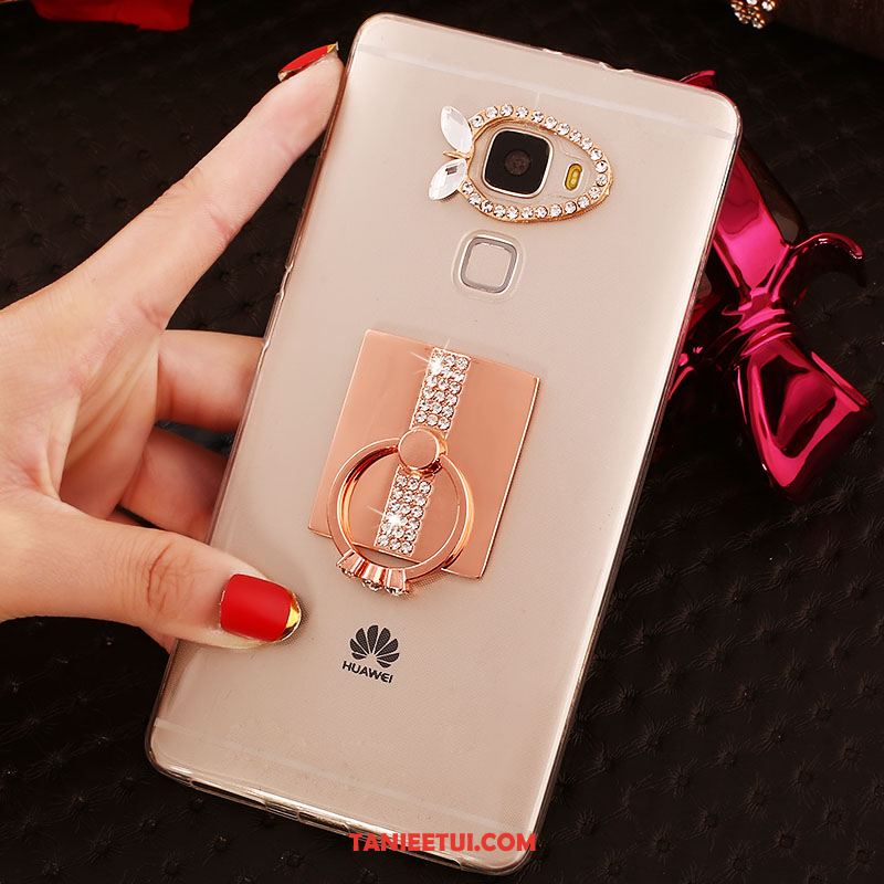 Etui Huawei Mate S Rhinestone Ring Telefon Komórkowy, Futerał Huawei Mate S Przezroczysty