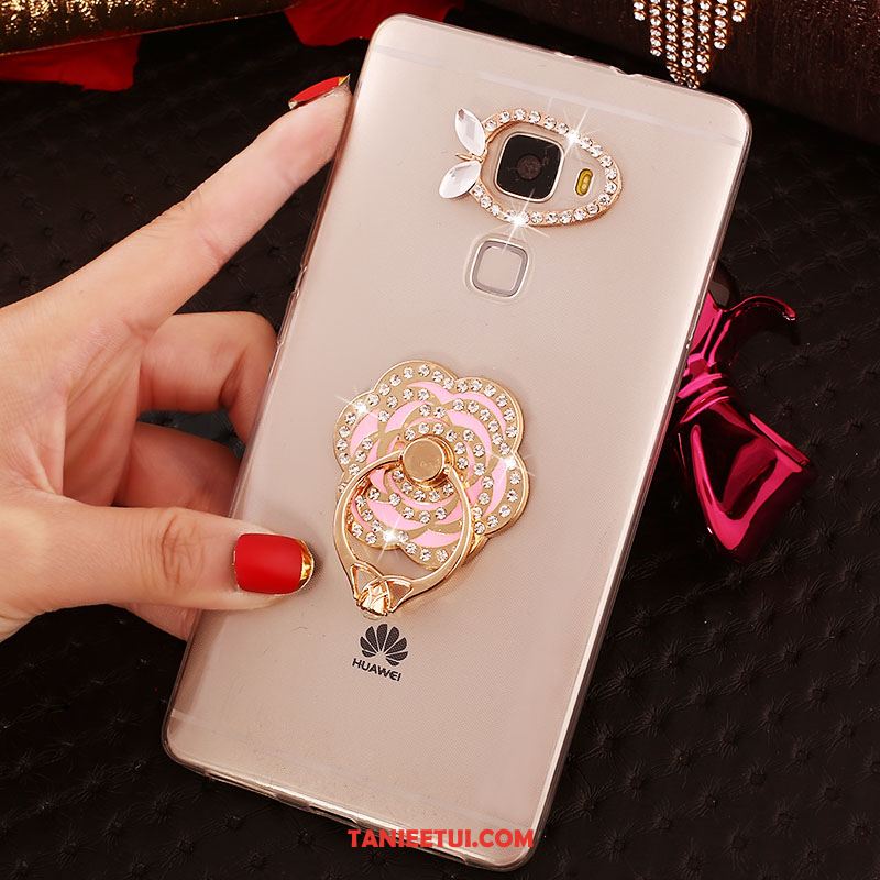 Etui Huawei Mate S Rhinestone Ring Telefon Komórkowy, Futerał Huawei Mate S Przezroczysty