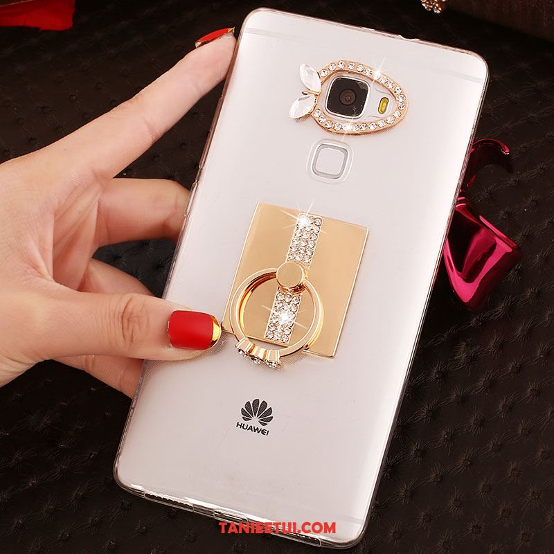 Etui Huawei Mate S Rhinestone Ring Telefon Komórkowy, Futerał Huawei Mate S Przezroczysty