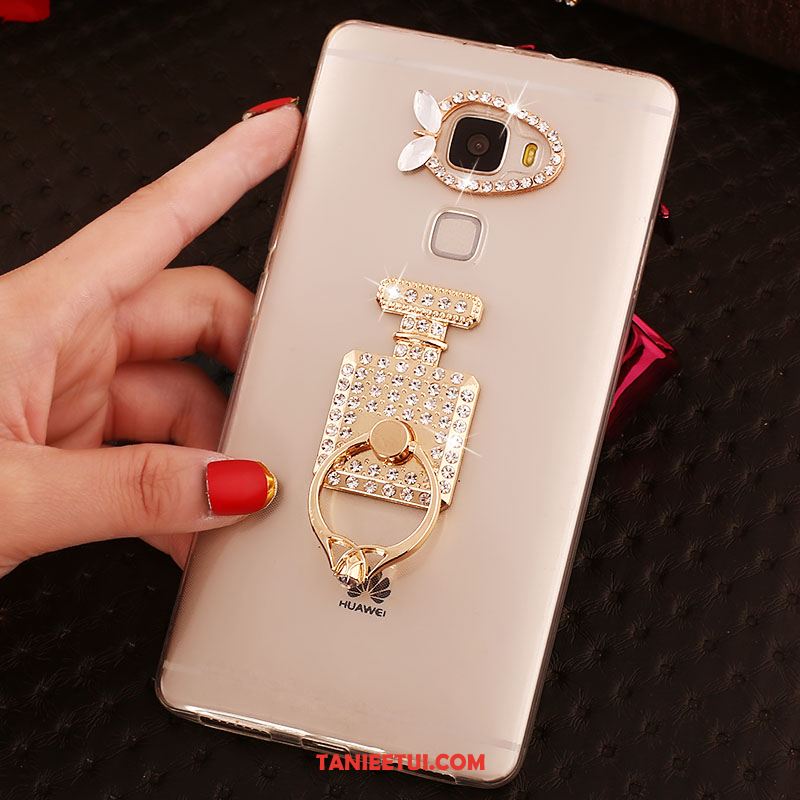 Etui Huawei Mate S Rhinestone Ring Telefon Komórkowy, Futerał Huawei Mate S Przezroczysty