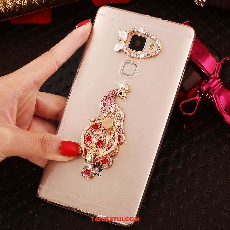 Etui Huawei Mate S Rhinestone Ring Telefon Komórkowy, Futerał Huawei Mate S Przezroczysty