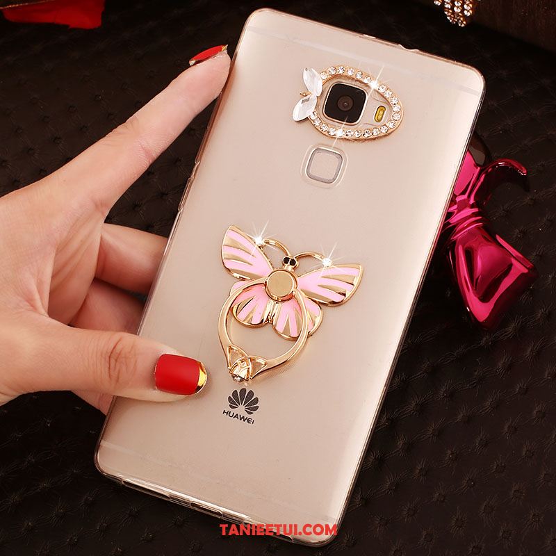 Etui Huawei Mate S Rhinestone Ring Telefon Komórkowy, Futerał Huawei Mate S Przezroczysty