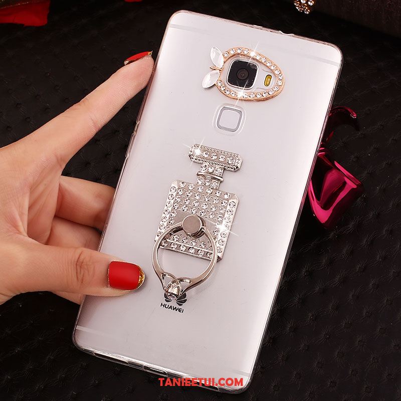 Etui Huawei Mate S Rhinestone Ring Telefon Komórkowy, Futerał Huawei Mate S Przezroczysty