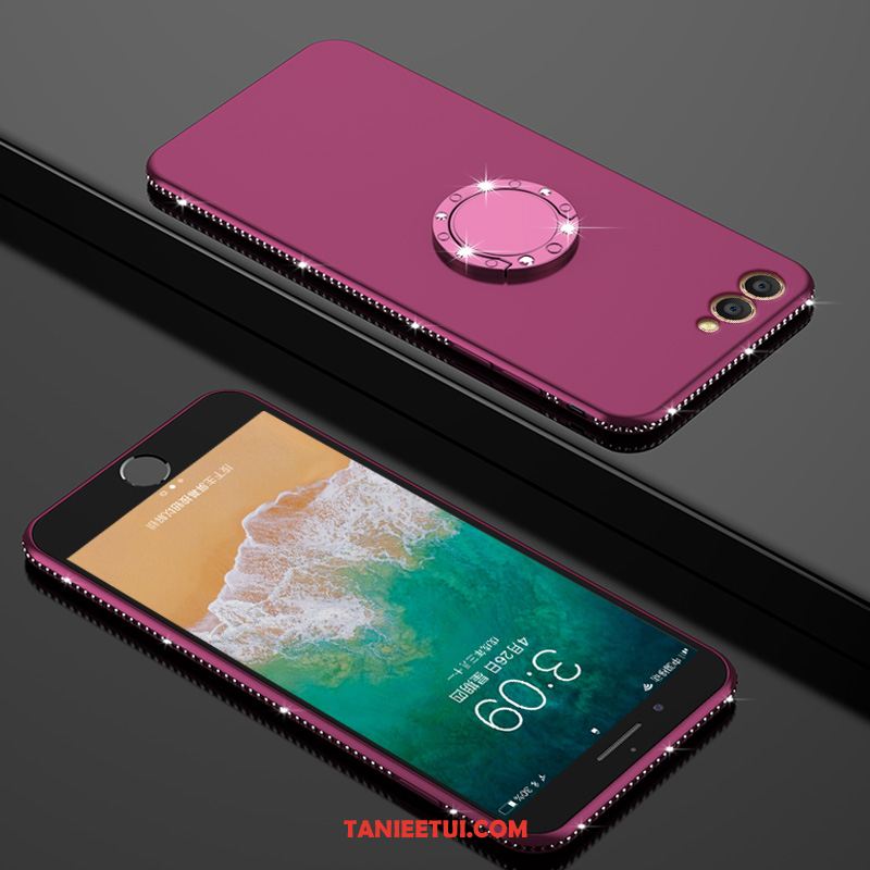 Etui Huawei Nova 2s Purpurowy Ochraniacz Anti-fall, Pokrowce Huawei Nova 2s Wiszące Ozdoby Nubuku Silikonowe