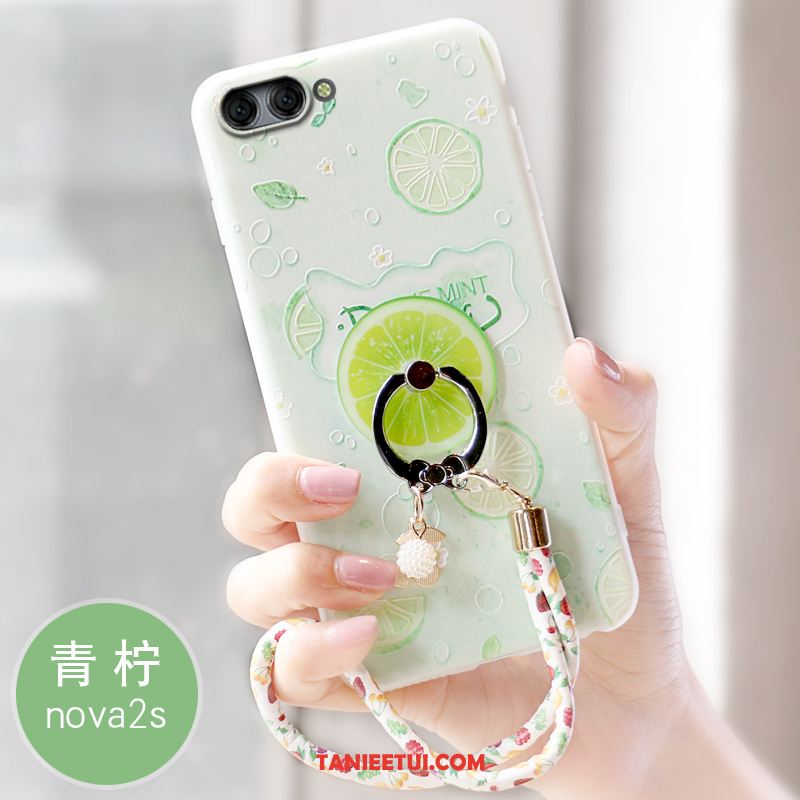 Etui Huawei Nova 2s Telefon Komórkowy Tendencja Ochraniacz, Futerał Huawei Nova 2s Silikonowe Niebieski Cytrynowa