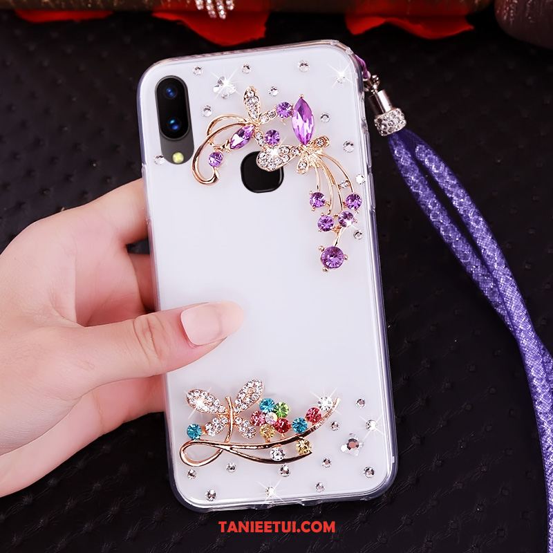 Etui Huawei Nova 3 Anti-fall Niebieski Ochraniacz, Pokrowce Huawei Nova 3 Wiszące Ozdoby Miękki Rhinestone