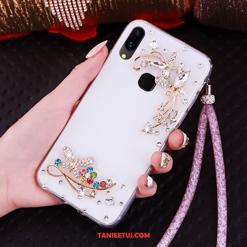 Etui Huawei Nova 3 Anti-fall Niebieski Ochraniacz, Pokrowce Huawei Nova 3 Wiszące Ozdoby Miękki Rhinestone