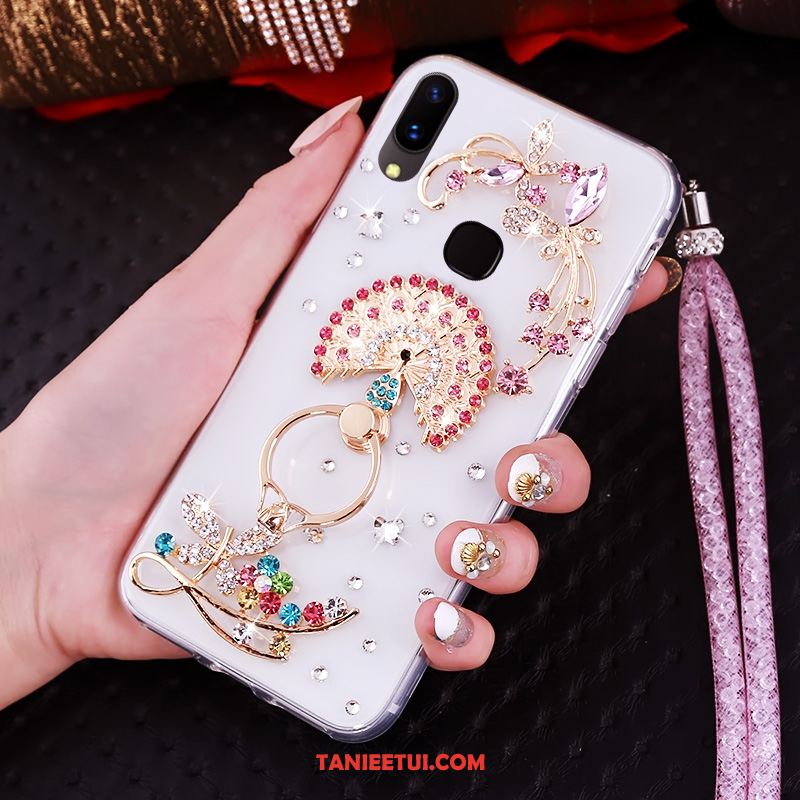 Etui Huawei Nova 3 Anti-fall Niebieski Ochraniacz, Pokrowce Huawei Nova 3 Wiszące Ozdoby Miękki Rhinestone