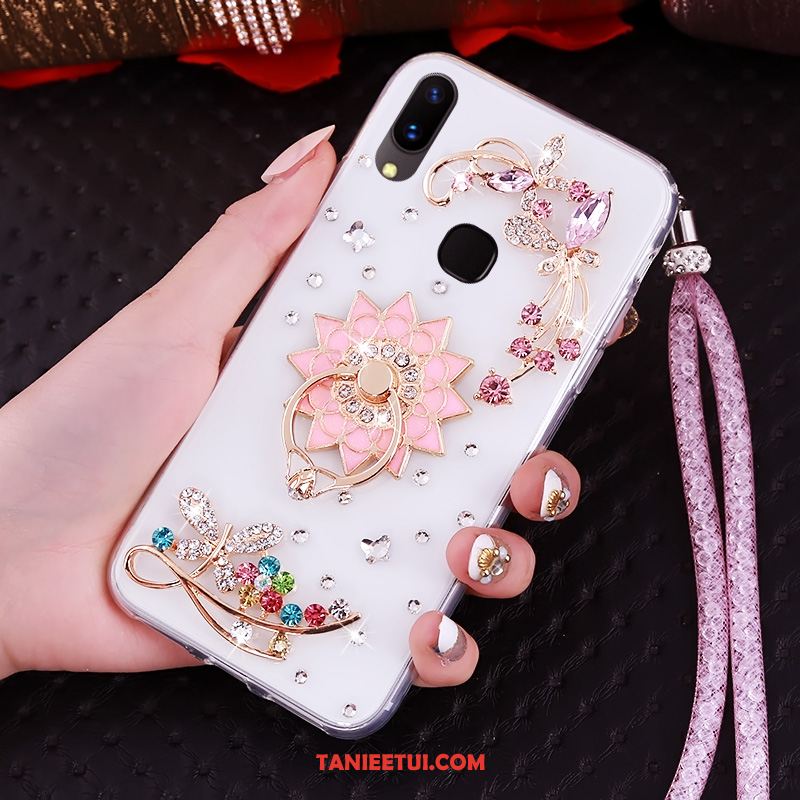 Etui Huawei Nova 3 Anti-fall Niebieski Ochraniacz, Pokrowce Huawei Nova 3 Wiszące Ozdoby Miękki Rhinestone