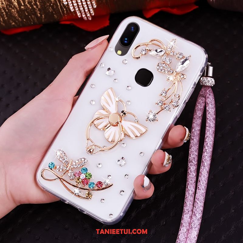 Etui Huawei Nova 3 Anti-fall Niebieski Ochraniacz, Pokrowce Huawei Nova 3 Wiszące Ozdoby Miękki Rhinestone