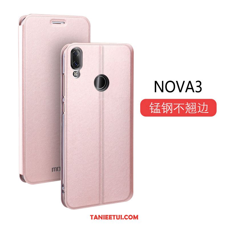 Etui Huawei Nova 3 Cienka Skórzany Futerał Telefon Komórkowy, Obudowa Huawei Nova 3 Nowy Anti-fall Tendencja