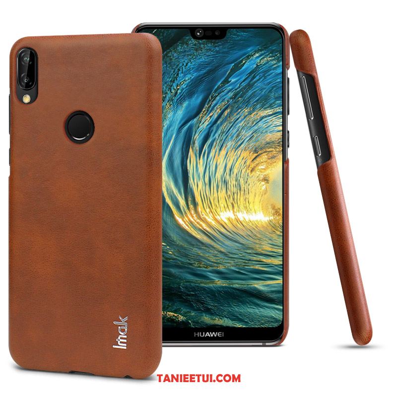 Etui Huawei Nova 3 Lekki I Cienki Proste Kolor, Pokrowce Huawei Nova 3 Telefon Komórkowy Biznes Skóra Braun