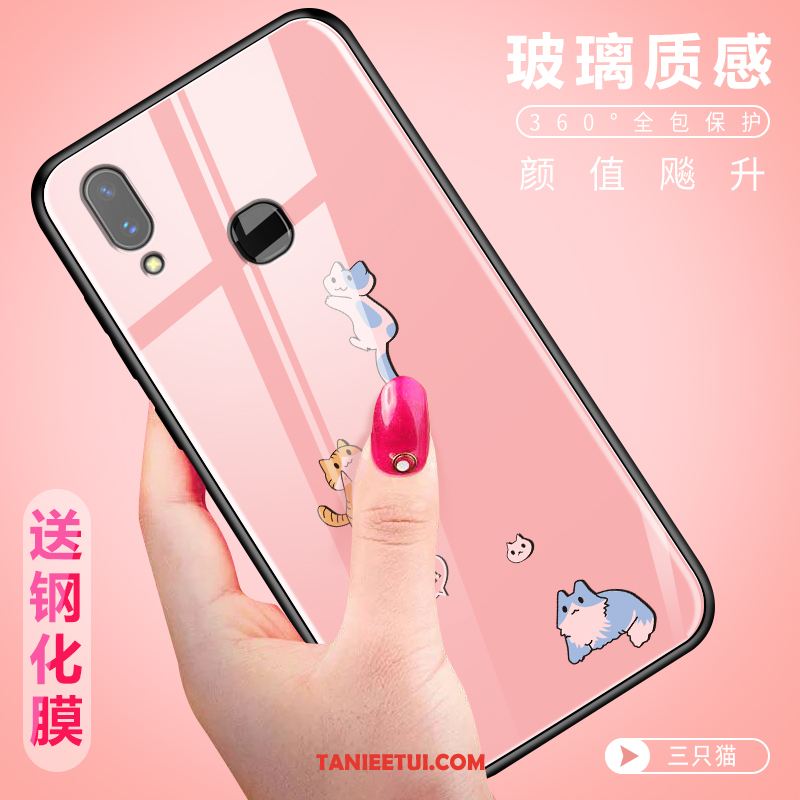 Etui Huawei Nova 3 Ochraniacz Anti-fall Czerwony Netto, Pokrowce Huawei Nova 3 Szkło Kreatywne Tendencja