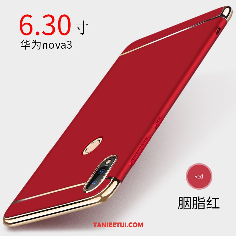 Etui Huawei Nova 3 Ochraniacz Cienkie Kreatywne, Obudowa Huawei Nova 3 Czarny Tendencja Wiszące Ozdoby