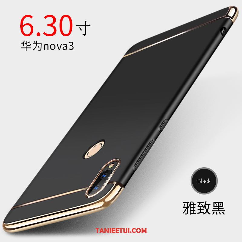 Etui Huawei Nova 3 Ochraniacz Cienkie Kreatywne, Obudowa Huawei Nova 3 Czarny Tendencja Wiszące Ozdoby