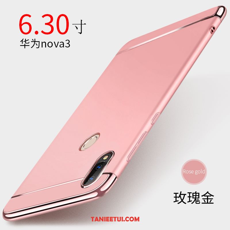 Etui Huawei Nova 3 Ochraniacz Cienkie Kreatywne, Obudowa Huawei Nova 3 Czarny Tendencja Wiszące Ozdoby