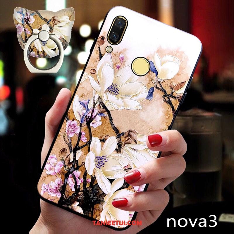 Etui Huawei Nova 3 Tendencja Silikonowe All Inclusive, Obudowa Huawei Nova 3 Wiszące Ozdoby Anti-fall Cienkie