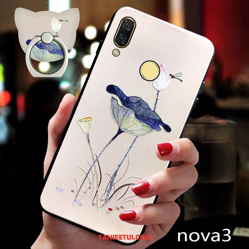 Etui Huawei Nova 3 Tendencja Silikonowe All Inclusive, Obudowa Huawei Nova 3 Wiszące Ozdoby Anti-fall Cienkie