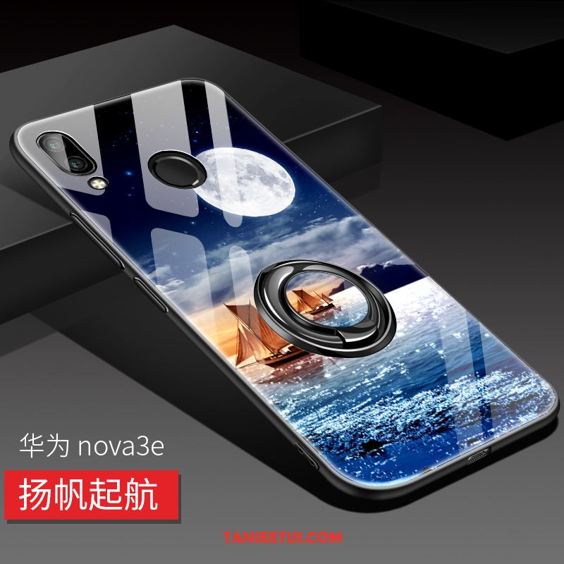 Etui Huawei Nova 3e Anti-fall Silikonowe Tendencja, Futerał Huawei Nova 3e Osobowość Wysoki Koniec Niebieski