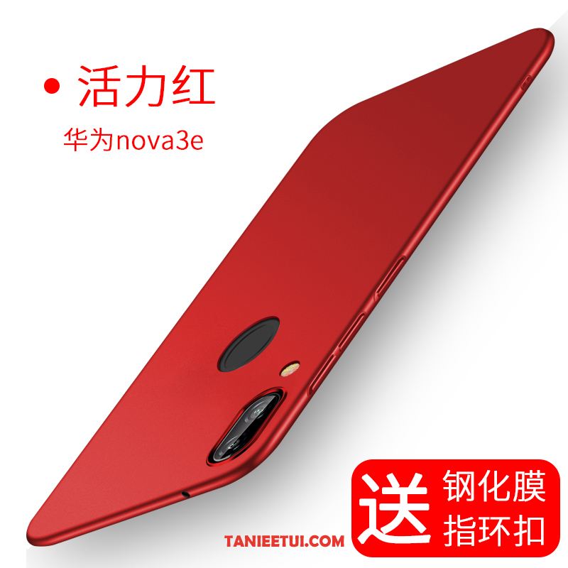 Etui Huawei Nova 3e Czarny Nowy Tendencja, Obudowa Huawei Nova 3e Cienkie Osobowość Nubuku