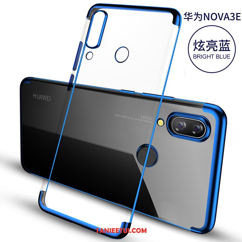 Etui Huawei Nova 3e Miękki Różowe Ochraniacz, Obudowa Huawei Nova 3e Modna Marka Czerwony Netto Kreatywne