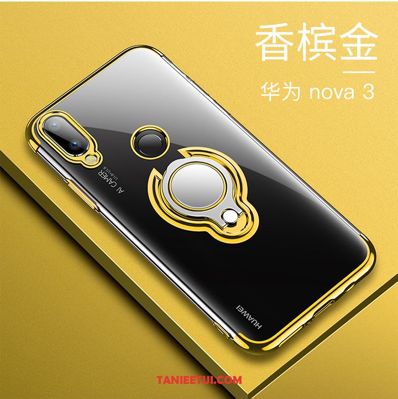 Etui Huawei Nova 3e Moda Wspornik Osobowość, Obudowa Huawei Nova 3e Silikonowe Kreatywne Przezroczysty