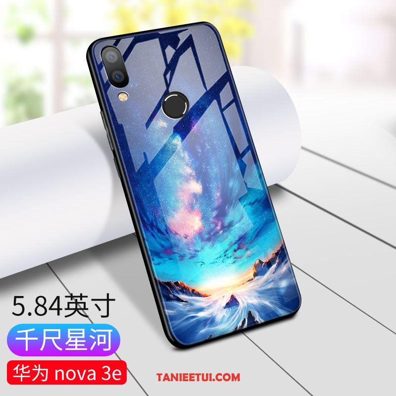 Etui Huawei Nova 3e Modna Marka Czarny Ochraniacz, Futerał Huawei Nova 3e Kreatywne Moda All Inclusive