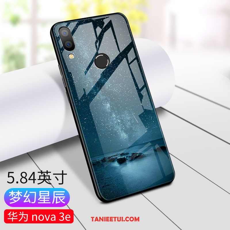 Etui Huawei Nova 3e Modna Marka Czarny Ochraniacz, Futerał Huawei Nova 3e Kreatywne Moda All Inclusive