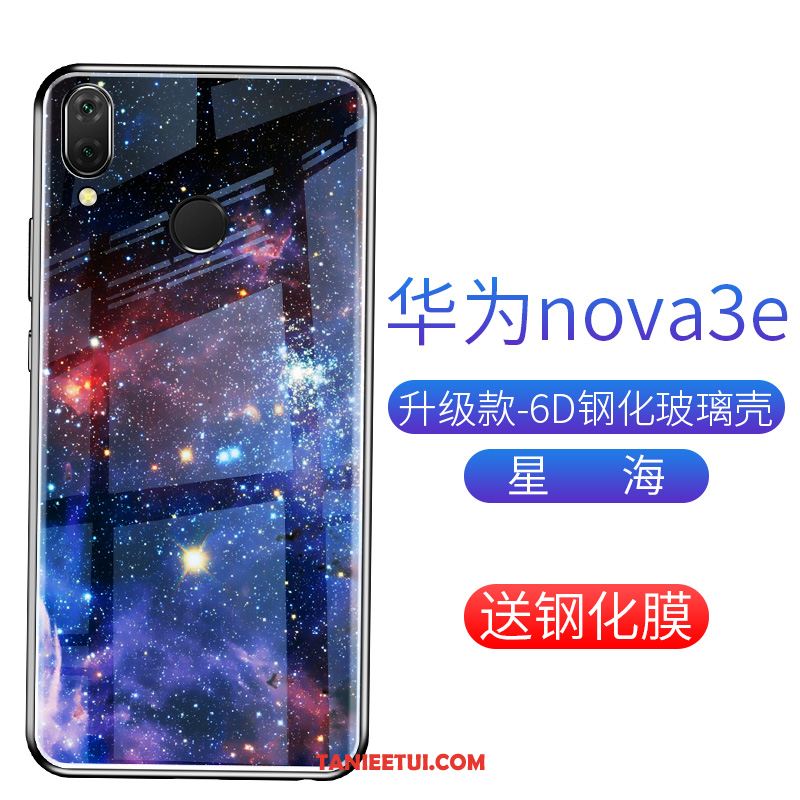 Etui Huawei Nova 3e Modna Marka Czarny Ochraniacz, Futerał Huawei Nova 3e Kreatywne Moda All Inclusive