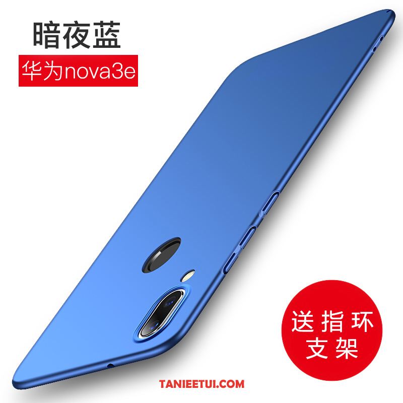 Etui Huawei Nova 3e Odporne Na Zużycie Kreatywne Cienkie, Obudowa Huawei Nova 3e Silikonowe Trudno Czerwony