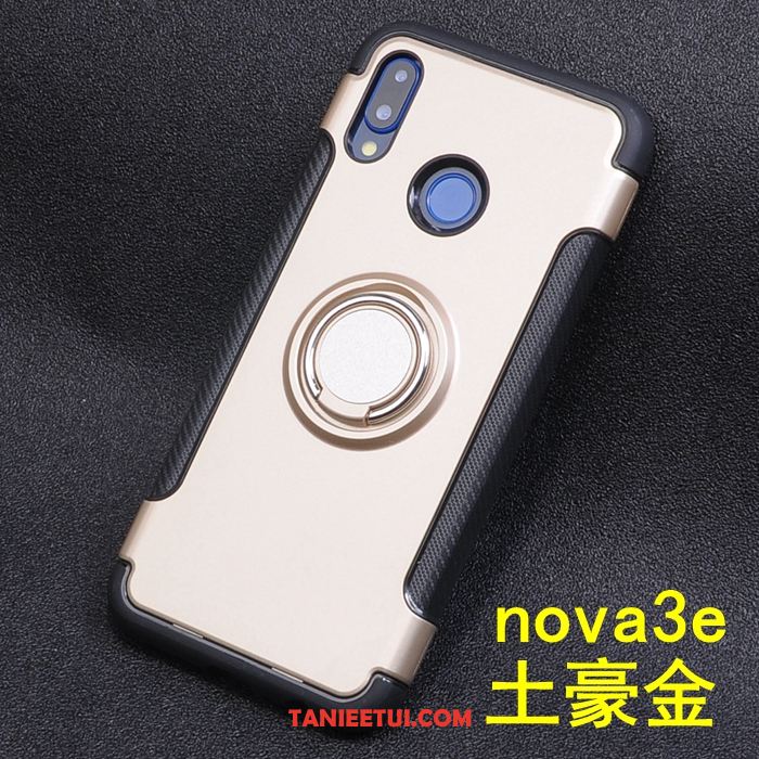 Etui Huawei Nova 3e Silikonowe Telefon Komórkowy All Inclusive, Futerał Huawei Nova 3e Czerwony Anti-fall Ochraniacz